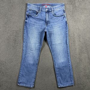 Lucky Brand Jeans Mens 32x29 Blue 223 Straight Fit Medium Wash Stretch Denim